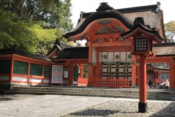 Exquisite architecture at the grand shrine of Usa