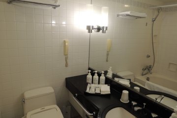 Single room bathroom