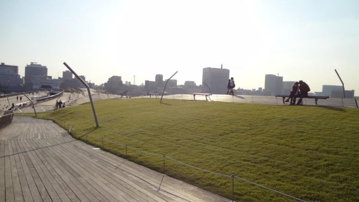 Rooftop deck