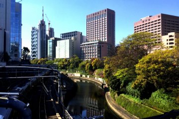 The Kanda River, once a major source of Edo water