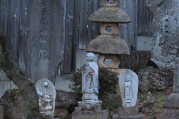 Ancient lantern in Yudanaka