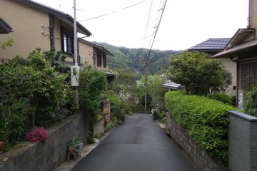 How near the town is