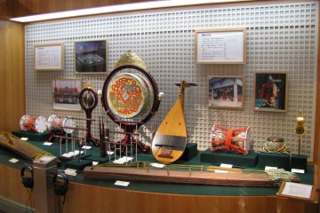 A collection of Japanese instruments
