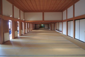 A room you might see in a samurai movie scene