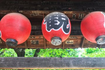 Lanterns at Zojoji