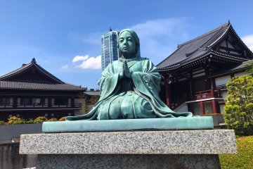 Another of the ground's statues