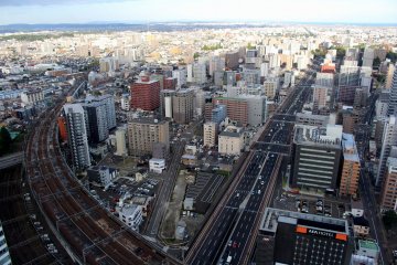 The view of west Sendai