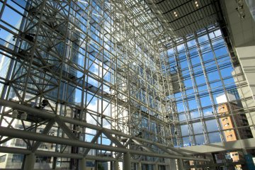 The lobby of the AER building 