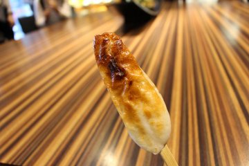 Grilled kamaboko is very tasty!