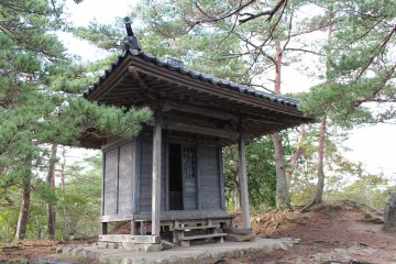 An old shrine, seemingly abandoned