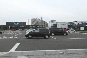 Shopping centre carpark, a kind of asphalt space....