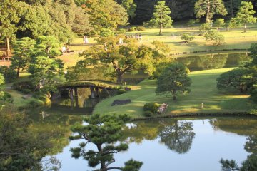 Golden Hour in Rikugien Garden 
