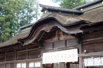 I love old wooden shrines
