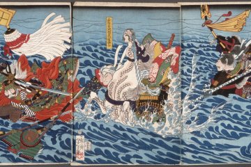 Fighting in the river