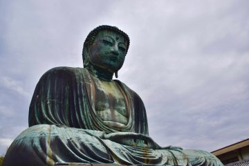 The Daibutsu survived the tsunami that swept away the temple in which the Buddha once resided