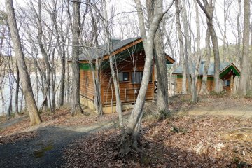 A cabin in Senganishi Forest Park