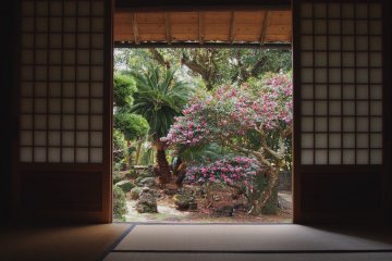 Do you love Japanese gardens that you see at temples? Well, you get to have one all for yourself