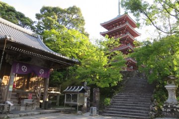 Mountain-top Temple and Gardens in Kochi City