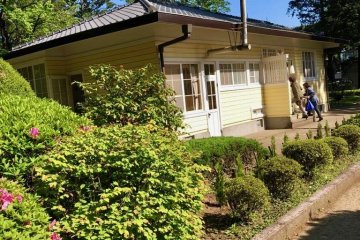 House of Okawa in Den`enchofu, an early example of western style residences that started appearing in Japan during the Taisho period