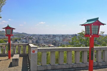 The view from the shrine grounds