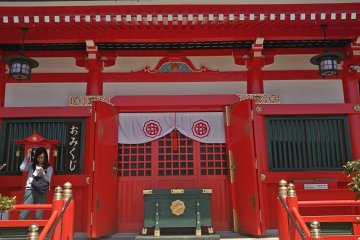 Close up of the shrine