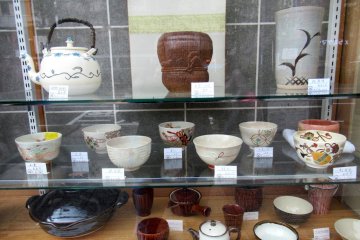 Great choice of pottery can be found in any region of Japan 