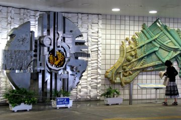 'Musical Instruments' - sculpture composition in Hamamatsu