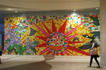 A mosaic panel