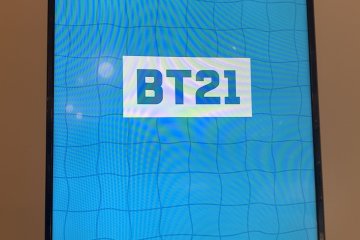 BT21 Cafe entrance.