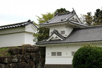 Surviving part of Aoba Castle in Sendai City