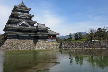 Classic Japanese castle structure 