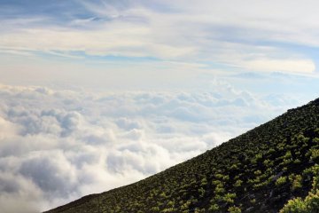 View above the clouds