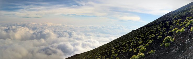 View above the clouds