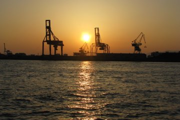 Sunset in Osaka