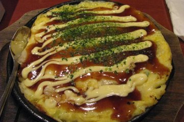 Osaka okonomiyaki for dinner
