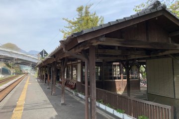 The rear of the station, looking as it did 100 years ago