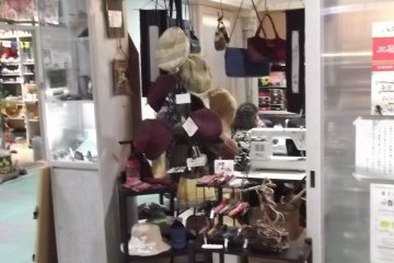 <p>One of the small craft stores on the fourth floor</p>