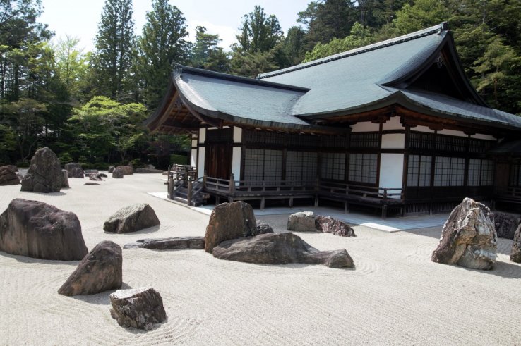 Banryutei Rock Garden, part of Kongobu-ji Head Temple