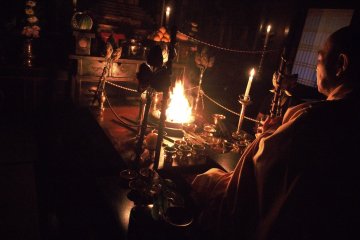 Goma Fire Ritual at Rengejo-in 