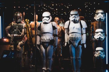 A crew of villains from the Star Wars films