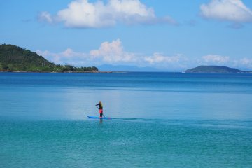 You can enjoy various water sports on Ojika Island such as SUP, sea kayaking, banana boat ride and more