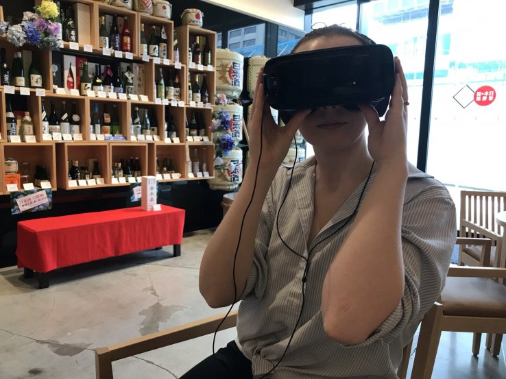 Virtual reality glasses for an amazing brewery tour