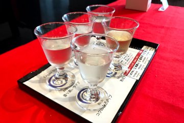 Saké tasting set