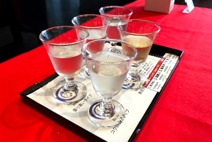 Saké tasting set