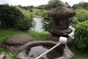 Chozubachi that fits into the scenery nicely