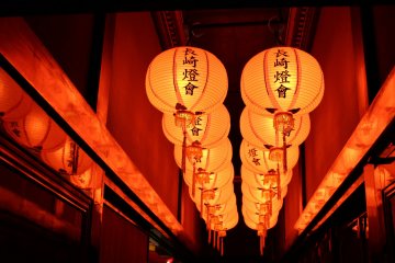 Rows of lanterns