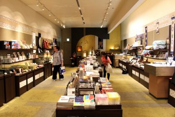 Souvenir shop at the venue