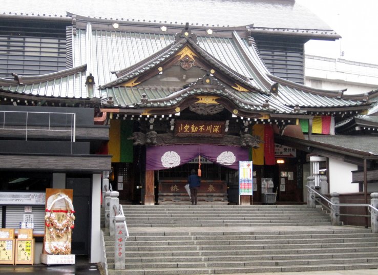 The former main hall, still part of the temple complex