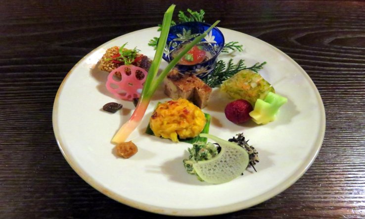 Splendid vegan dish at Bon