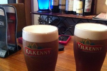 Cool, smooth Kilkenny Irish cream ale